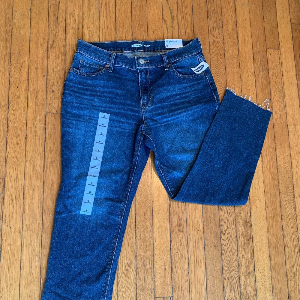 OLD NAVY | Women's Boyfriend Mid-Rise Jean | Size 6